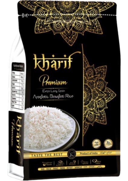 Premium Basmati Pirinç 2kg 10 Adet