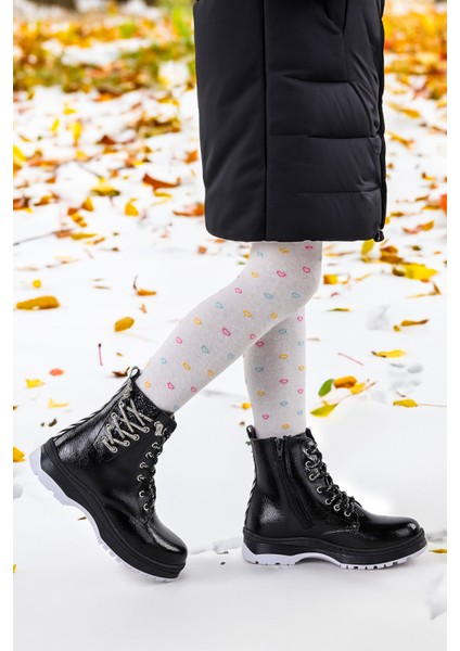 Termo Taban Kız Çocuk Bot 621 Kırışık Taşlı