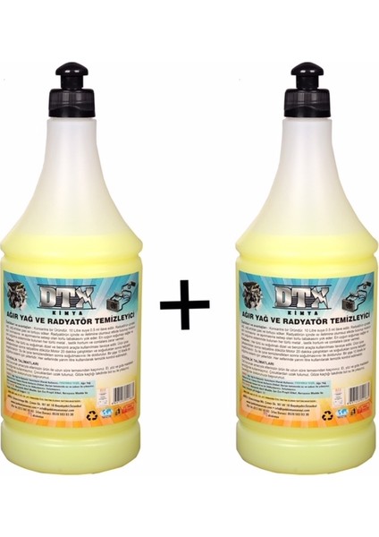 Ağır Yağ Sökücü Radyatör Temizleme 1 Litre & Ağır Yağ Sökücü Radyatör Temizleme 1 Lt