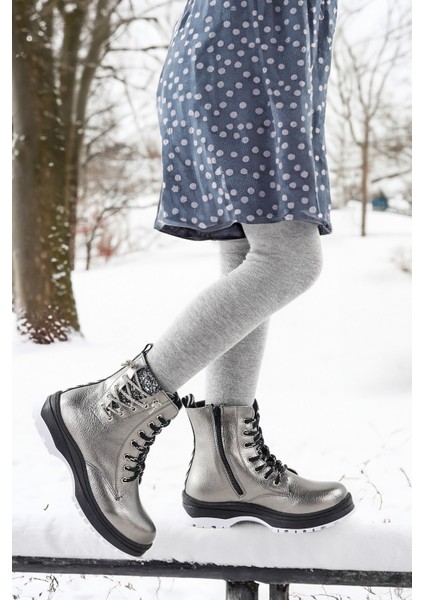 Termo Taban Kız Çocuk Bot 621 Kırışık Taşlı