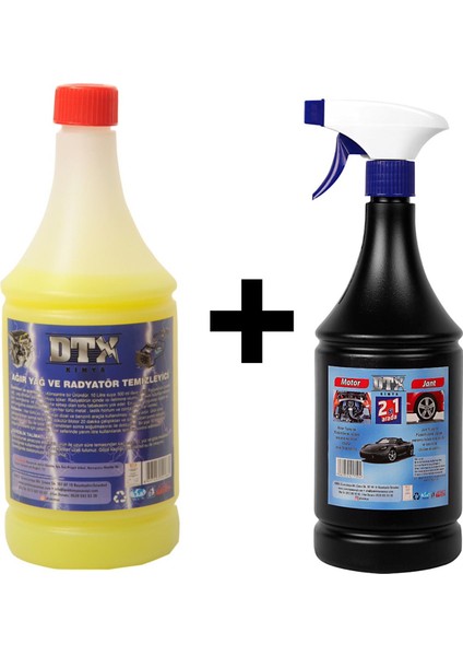 Oto Kalorifer ve Petek Temizleme 1 Litre Motor Jant Temizleme 1 Lt