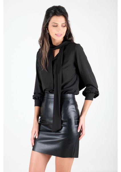 Humberto Şal Yaka Bluz