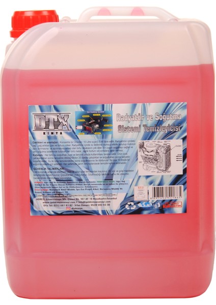 Ağır Yağ Sök. Solventli Radyatör Temizleyici 5 Lt Radiator Cleaner