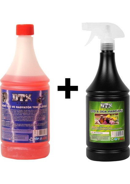 Ağır Yağ Sökücü 1 Litre & Oto ve Oda Kokusu 500 ml