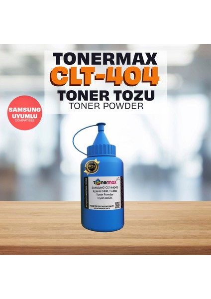 Samsung CLT-K404S Toner Tozu Mavi/ Xpress C430 / Xpress C480