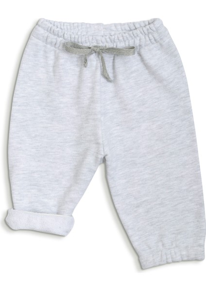 Organik Pamuk Yelek & Eşofman Altı Takım - Gri Melanj fırsatları