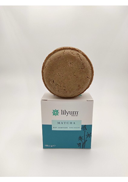 Lilyum Etik Bakım Matcha Katı Şampuan 100 gr