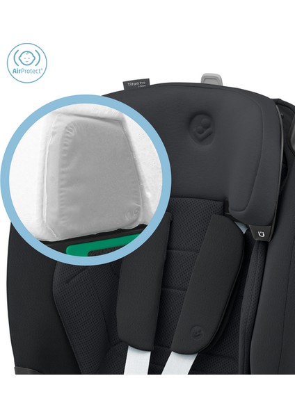 Titan Pro I-Size Adac'lı 9-36 kg Çocuk Oto Koltuğu Authentic Graphite