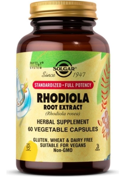 Rhodiola Root Extract 60 Kapsül
