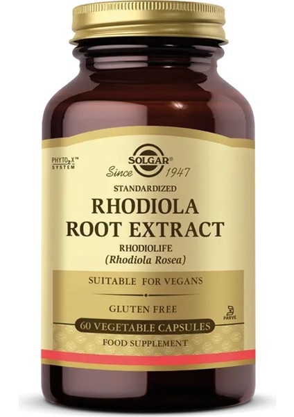 Rhodiola Root Extract 60 Kapsül