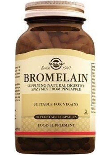 Bromelain 150 Mg 60 Kapsül fiyatları