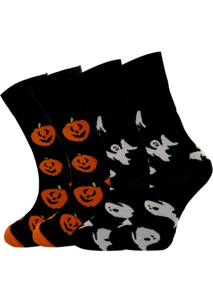 2'li Hallowen Cadılar Bayramı Temalı Soket Çorap
