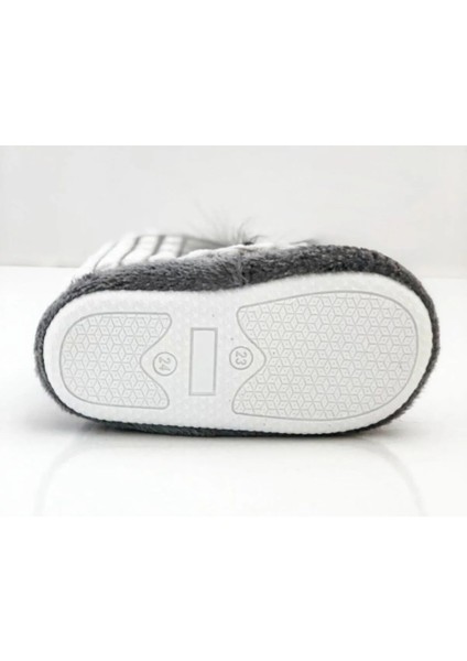 Çocuk ve Bebek Panduf , Kaydırmaz Taban Anaokulu Kreş Ayakkabısı , Ev Ayakkabısı - Gri fiyatları