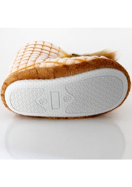 Çocuk ve Bebek Panduf , Kaydırmaz Taban Anaokulu Kreş Ayakkabısı , Ev Ayakkabısı - Hardal modelleri