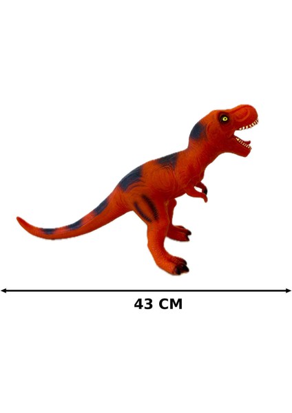 Dinozor Figürü Sesli Büyük Boy Soft 43 cm