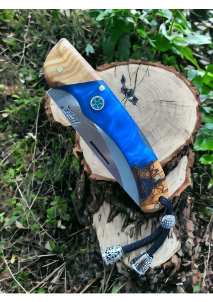 Outdoor Piknik Çakısı Kamp Bıçak Bıçağı Çakısı Mutfak Bıçak Kılıflı El Yapımı