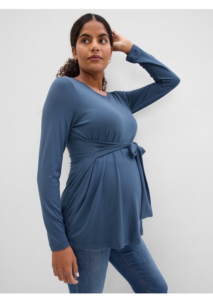 Maternity Bağlamalı Bluz