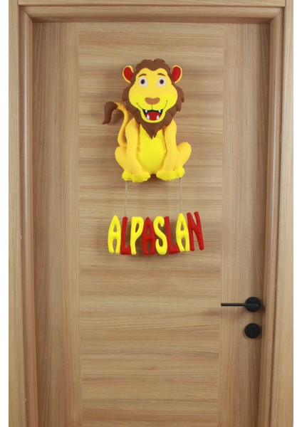 Alpaslan Isimli Aslanlı Bebek ve Hastane Odası Kapı Süsü fiyatları