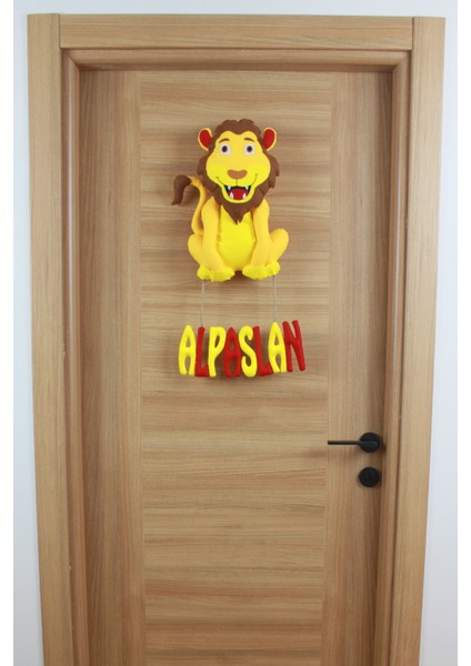 Alpaslan Isimli Aslanlı Bebek ve Hastane Odası Kapı Süsü modelleri