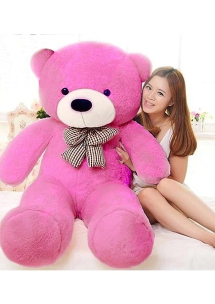 80 cm Papyonlu Peluş Ayıcık - % 100 Yerli Ürün fırsatları