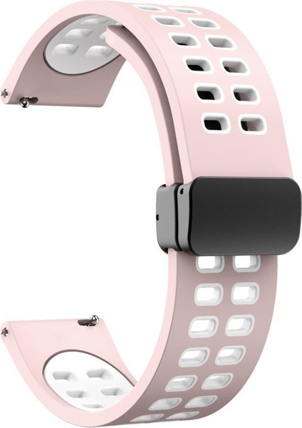 Honor Watch Magic - Magic 2 46MM - Gs Pro Mıknatıslı Delikli Silikon Kordon Kayış - KY85