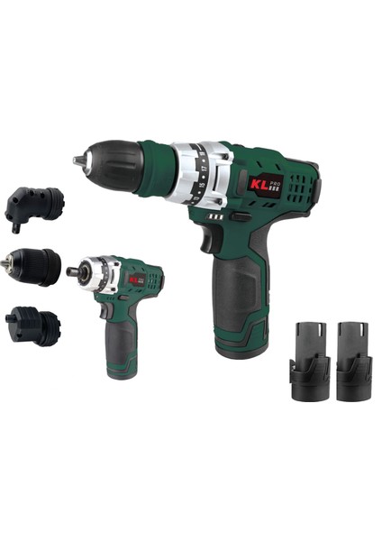 KLNM1020S 10.8V 2.0A Li-Ion Çift Akülü Profesyonel Vidalama