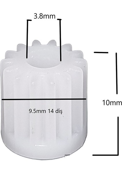 Goldmaster IN-6202 Serenad Blender Çırpıcı Dişli Kutusu Mil Dişlisi
