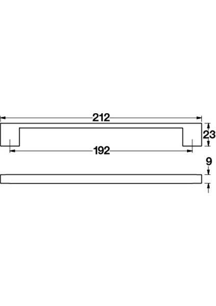 Han Kulp Siyah Renkli 192 mm 2'li Paket