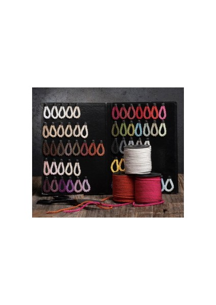 Polyester Kordon İp 8mm 50metre- Antrasit
