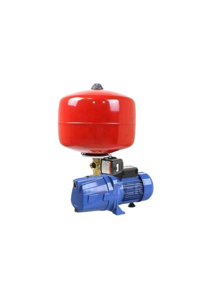3 Kat 3 Daire JET100P 750W 1 Hp 24 L Italyan Tiptomatik Aç Kapa Hidrofor Tank Set