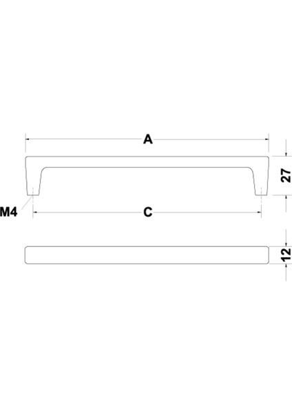 Portre Kulp Krom Parlak Renkli C:160MM fiyatları