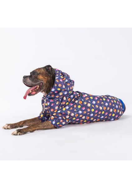 Planetfood Polarlı Su Geçirmez Orta-Büyük Irk Köpek Yağmurluk Tulum