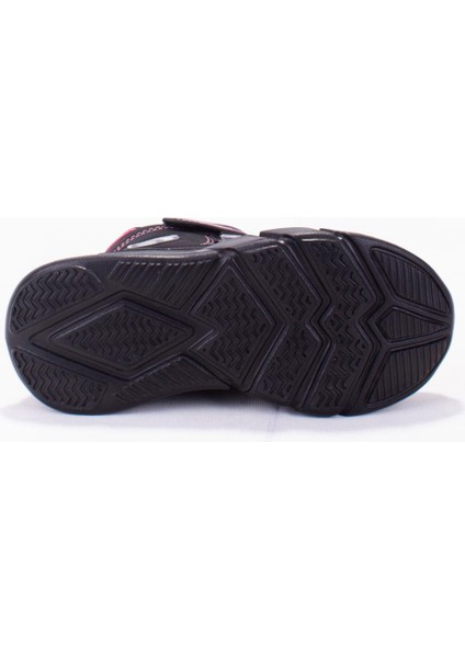 Sumo 946F21K207 Siyah Pembe Outdoor Işıklı Kız Çocuk Spor Bot