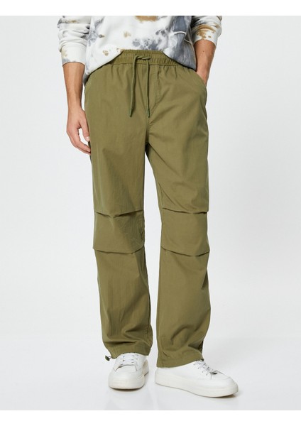 Oversize Paraşüt Bol Pantolon Beli Bağcıklı Cepli modelleri