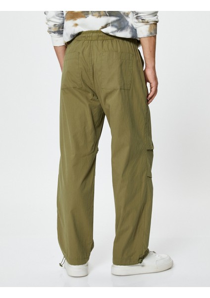 Oversize Paraşüt Bol Pantolon Beli Bağcıklı Cepli fırsatları