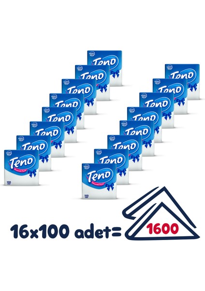 Peçete 100'lü (16 Paket x 100 Yaprak)