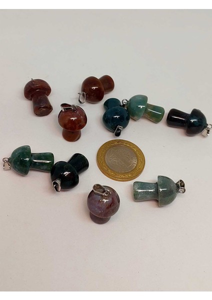 Hint Akik Taşı Mantar Şekilli Kolye Ucu (42685) fiyatları