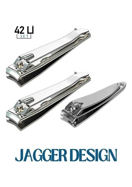28+12 Adet Alman Tip Tırnak Makası Seti Jagger Design 718839