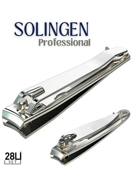 14+14 Adet Tırnak Makası Seti Solingen Professional 718765