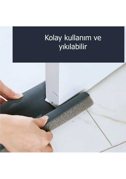 Yeni Nesil Kapı Altı Rüzgar Önleyici Isı Yalıtım Süngeri Rüzgarlık Toz Soğuk Sünger Çift Taraflı