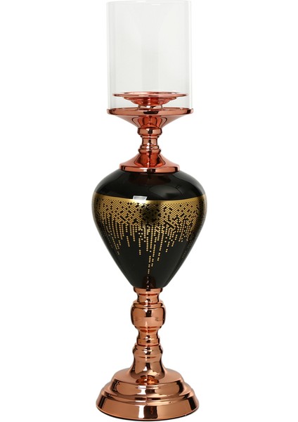 Amber Bronz Şamdan 47 cm AK.JE0005