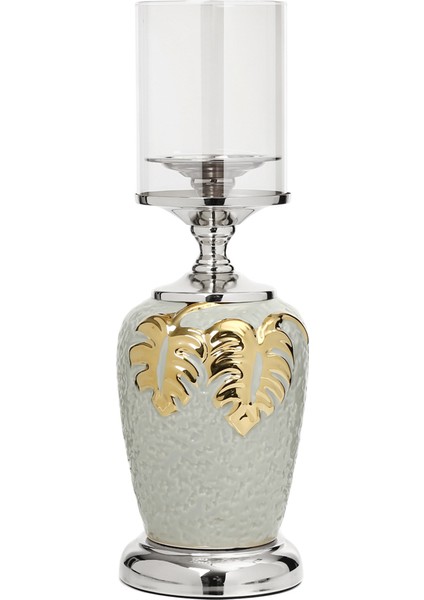 Yakut Serisi Silver Şamdan AK.JE0173