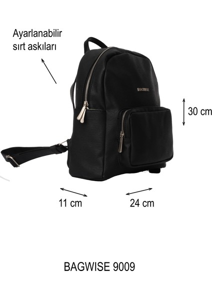 Kadın Sırt Çantası, Tablet Bölmeli, Orta Boy Klasik, 9009 TABA fırsatları