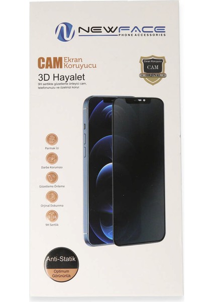 Samsung Galaxy A23 4g 3D Antistatik Hayalet Cam Ekran Koruyucu