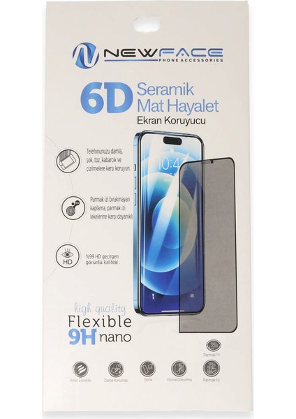 Xiaomi Redmi Note 11 Pro 6d Antistatik Mat Seramik Hayalet Nano Ekran Koruyucu