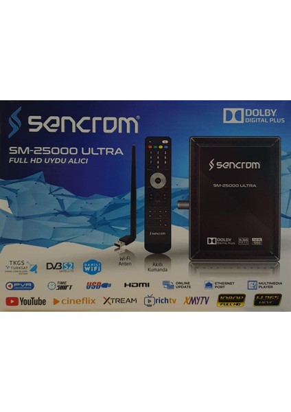 SM-25000 Ultra Hd Uydu Alıcısı