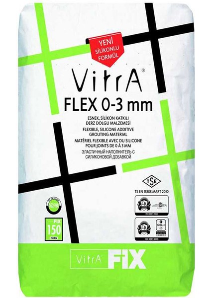 Vitrafix Flex 0-3 mm Beyaz Terrarosa 5 kg F24303305
