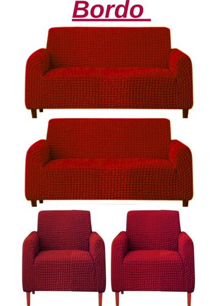 3+3+1+1 Bürümcük Eteksiz, Lastikli, Esnek, Yıkanabilir Koltuk, Kanepe, Çekyat Takımı Örtüsü. Heytgah Koltuk Takımı Kılıfı