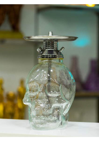 N-025 Kuru Kafa Nargile Takımı Skull Hookah & Shisha