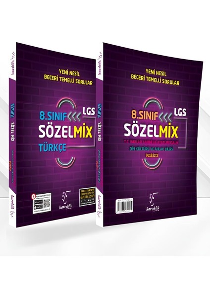 8. Sınıf LGS Sayısal-Sözel Mix Yeni Nesil Sorular Seti modelleri